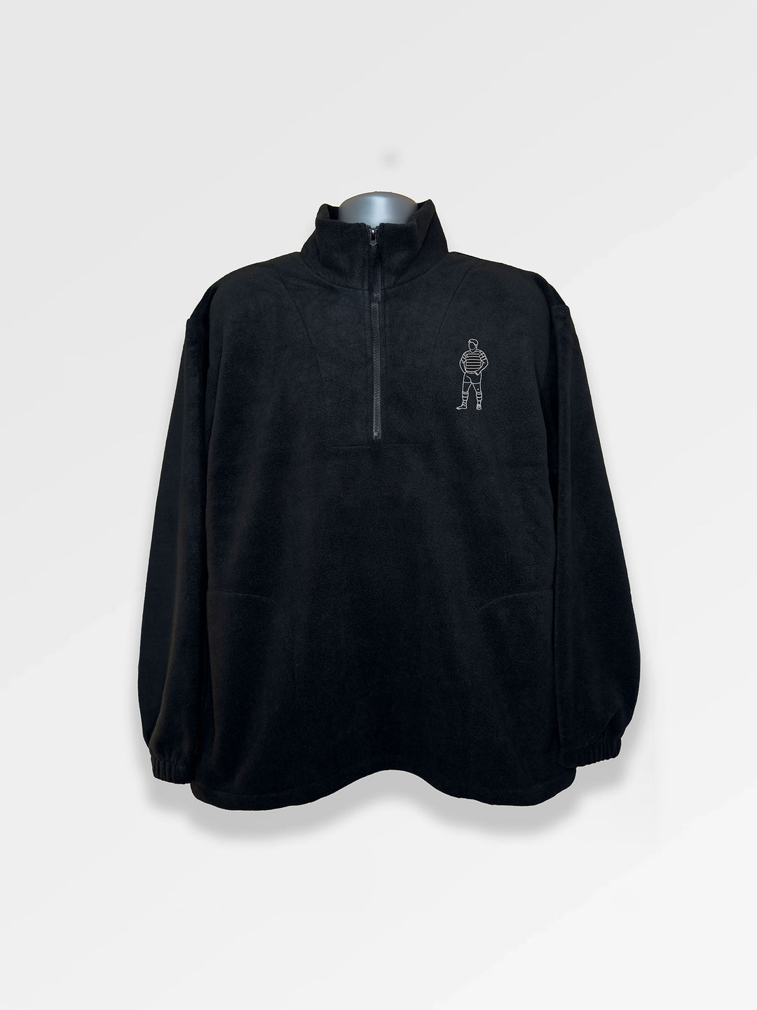 The Personalised Quarter Zip Fleece – Outline Edition